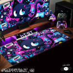 LÓT CHUỘT MÈO GRAFFITI 2026 CỠ LỚN SIZE 90X40 DÀY 3MM