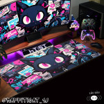 LÓT CHUỘT MÈO GRAFFITI 2026 CỠ LỚN SIZE 90X40 DÀY 3MM