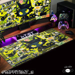 LÓT CHUỘT MÈO GRAFFITI 2026 CỠ LỚN SIZE 90X40 DÀY 3MM