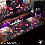 LÓT CHUỘT MÈO GRAFFITI 2026 CỠ LỚN SIZE 90X40 DÀY 3MM