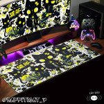 LÓT CHUỘT MÈO GRAFFITI 2026 CỠ LỚN SIZE 90X40 DÀY 3MM