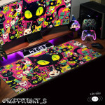 LÓT CHUỘT MÈO GRAFFITI 2026 CỠ LỚN SIZE 90X40 DÀY 3MM