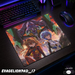 LÓT CHUỘT KÍNH CƯỜNG LỰC SHIN SEIKI EVANGELION GAMING SIZE 35X30 DÀY 3MM