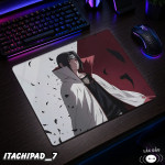 LÓT CHUỘT KÍNH CƯỜNG LỰC  ITACHI UCHIHA GAMING SIZE 35X30 DÀY 3MM