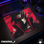 LÓT CHUỘT KÍNH CƯỜNG LỰC  ITACHI UCHIHA GAMING SIZE 35X30 DÀY 3MM