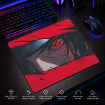 LÓT CHUỘT KÍNH CƯỜNG LỰC  ITACHI UCHIHA GAMING SIZE 45X40 DÀY 3MM