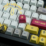 BỘ KEYCAP DYE-SUB VIET NAM (PBT/CHERRY PROFILE/126PHÍM)
