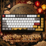 BỘ KEYCAP DYE-SUB VIET NAM (PBT/CHERRY PROFILE/126PHÍM)
