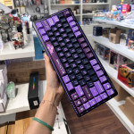 BÀN PHÍM CƠ LINGBAO K75 MULTI MODES RUOLIN PURPLE SOMKY PURPLE SWITCH