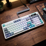 BÀN PHÍM CƠ LINGBAO K98 PRO MULTI MODES MOUNTAIN BLUE BLUE FEATHER SWITCH
