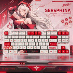 BÀN PHÍM CƠ LINGBAO K87 PRO MULTI MODES SERAFINA FLOWER FIELD SWITCH