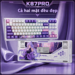 BÀN PHÍM CƠ LINGBAO K87 PRO MULTI MODES LUCYNIER FLOWER FIELD SWITCH