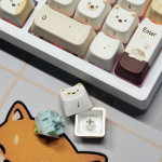 BÀN PHÍM CƠ LEAVEN K108 PAWN PUPPY POM GREEN SWITCH