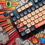 BÀN PHÍM CƠ LEAVEN K108 BOOBANG TEAM POM GREEN SWITCH
