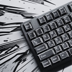 BÀN PHÍM CƠ LEAVEN K108 BLACK COMIC POM GREEN SWITCH