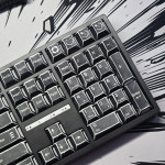 BÀN PHÍM CƠ LEAVEN K108 BLACK COMIC POM GREEN SWITCH