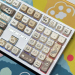 BÀN PHÍM CƠ LEAVEN K108 AZUKI-SAN CAT POM GREEN SWITCH