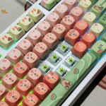 BÀN PHÍM CƠ LEAVEN K108 GREEN CAPYBARA POM GREEN SWITCH