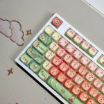 BÀN PHÍM CƠ LEAVEN K108 GREEN CAPYBARA POM GREEN SWITCH
