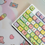 BÀN PHÍM CƠ LEAVEN K108 RAINBOW SHIN POM GREEN SWITCH