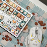 BÀN PHÍM CƠ LEAVEN K108 GREEN DALMATIAN PUPPY POM GREEN SWITCH
