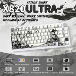 BÀN PHÍM CƠ ATTACK SHARK X820ULTRA DARK WARRIOR SHARK SWITCH