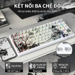BÀN PHÍM CƠ ATTACK SHARK X820ULTRA DARK WARRIOR SHARK SWITCH