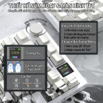 BÀN PHÍM CƠ ATTACK SHARK X820ULTRA DARK WARRIOR SHARK SWITCH