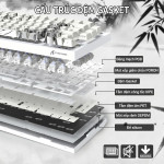 BÀN PHÍM CƠ ATTACK SHARK X820ULTRA DARK WARRIOR SHARK SWITCH