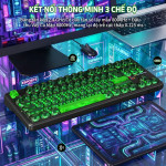 BÀN PHÍM CƠ ATTACK SHARK X87 ULTRA SHADOW JADE MEG SHARK SWITCH