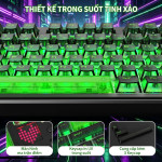 BÀN PHÍM CƠ ATTACK SHARK X87 ULTRA SHADOW JADE MEG SHARK SWITCH