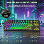 BÀN PHÍM CƠ ATTACK SHARK X87 ULTRA SHADOW JADE MEG SHARK SWITCH