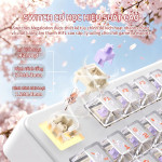 BÀN PHÍM CƠ ATTACK SHARK X87 ULTRA ICE ORANGE MEG SHARK SWITCH