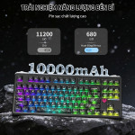 BÀN PHÍM CƠ ATTACK SHARK X87 ULTRA FORGED CARBON MEG SHARK SWITCH