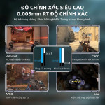 BÀN PHÍM CƠ ATTACK SHARK R68 HE CARBON FIBER ICE NINJA AMBER SWITCH