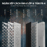 BÀN PHÍM CƠ ATTACK SHARK R68 HE CARBON FIBER ICE NINJA AMBER SWITCH