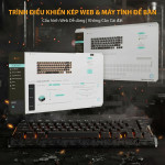 BÀN PHÍM CƠ ATTACK SHARK R68 HE CARBON FIBER BLACK AMBER SWITCH