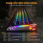 BÀN PHÍM CƠ ATTACK SHARK R68 HE CARBON FIBER BLACK AMBER SWITCH