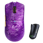 CHUỘT ATTACK SHARK X11 ULTRA CARBON FIBER MULTI MODES 8K PURPLE (PAW3950MAX/63G)