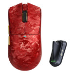 CHUỘT ATTACK SHARK X11 ULTRA CARBON FIBER MULTI MODES 8K RED (PAW3950MAX/63G)
