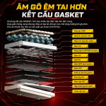 BÀN PHÍM CƠ LEOBOG HI75C PRO MULTI MODES BLACK BERRY TURQUOISE SWITCH