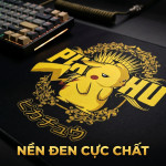 LÓT CHUỘT BLACK POKEMON KAIJU SIZE 26X21 DÀY 3MM
