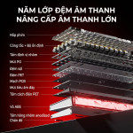BÀN PHÍM CƠ AULA HERO 68 AIR BLACK GRADIENT XINGYI MAGNETIC SWITCH