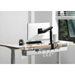 KHAY GIẤU DÂY KẸP BÀN HYPERWORK CM04 ĐEN