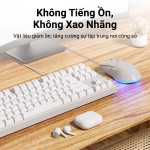 CHUỘT INPHIC B2 SILENT SWITCH TRẮNG