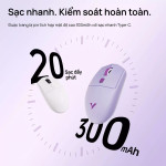 CHUỘT VXE V3 PRO MULTI MODES TRẮNG (PAW3395SE/49G)