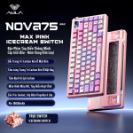 BÀN PHÍM CƠ AULA NOVA75 MAX PINK ICECREAM SWITCH