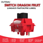 SWITCH OUTEMU DRAGON FRUIT (LINEAR/5 PIN/POK/PRE LUBED)