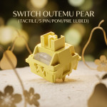 SWITCH OUTEMU PEAR (TACTILE/5 PIN/POM/PRE LUBED)