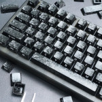 BỘ KEYCAP CARBON FIBER ĐẶC BLACK (CARBON + PC/CHERRY PROFILE/119 PHÍM)